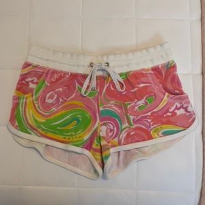 Lilly Pulitzer Terry Cloth Swim Cover Up Shorts